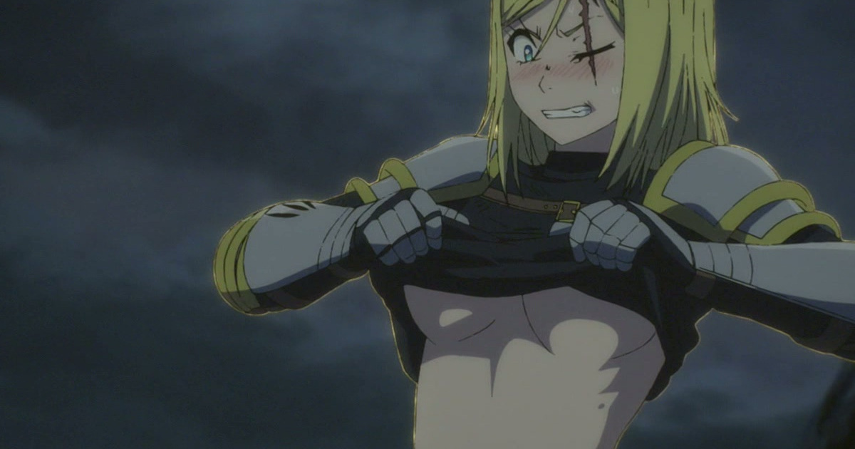 今期覇権アニメ　くっころ女騎士が強制おっぱいされるｗｗｗ